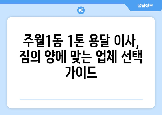 광주 남구 주월1동 1톤 용달이사 가격 비교 & 추천 업체 | 이삿짐센터, 저렴한 이사, 견적