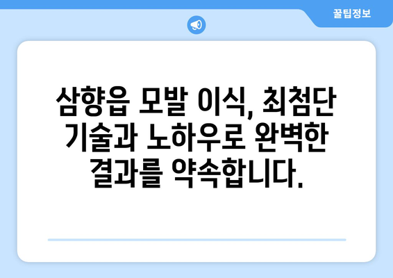 전라남도 무안군 삼향읍 모발이식| 성공적인 변화를 위한 선택 | 모발 이식, 탈모, 솔루션, 전문의, 병원