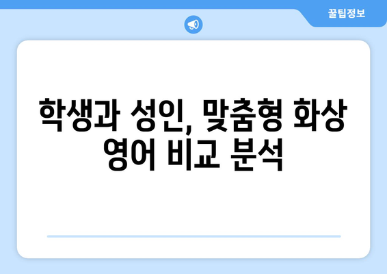 거창군 고제면 화상 영어 비용| 학생, 성인 맞춤 수업 비교 분석 | 화상영어, 영어 학원, 가격, 후기