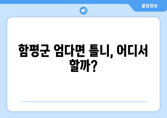 전라남도 함평군 엄다면 틀니 가격 비교 및 정보 | 치과, 틀니 종류, 가격, 추천